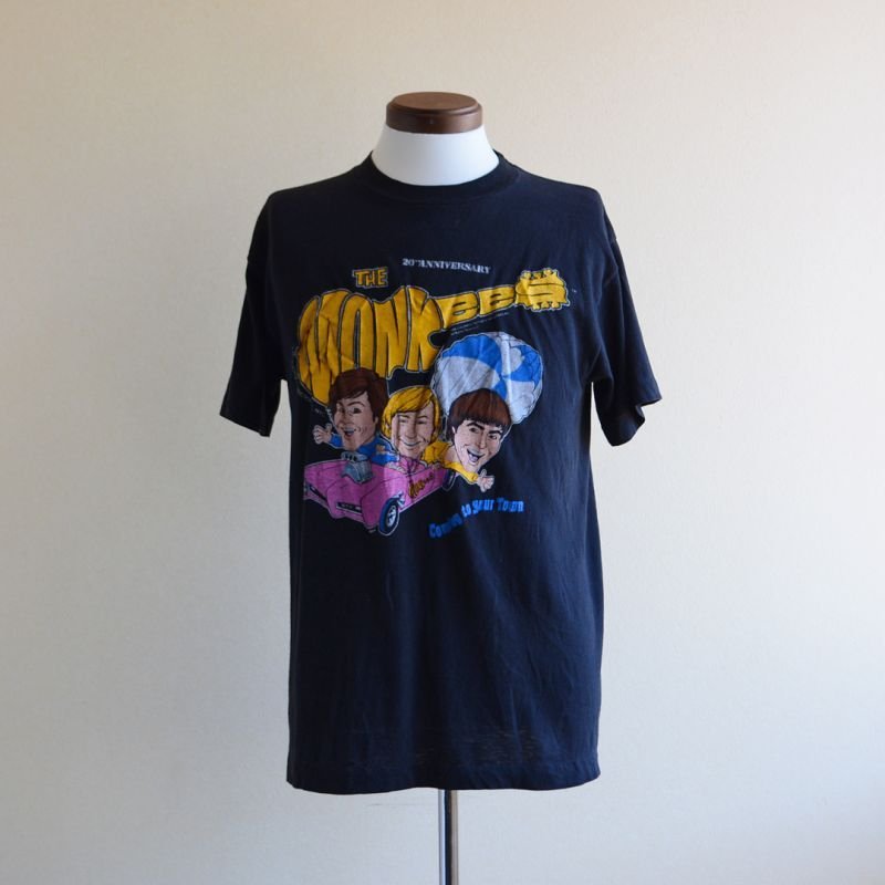 1980s THE MONKEES 20TH ANNIVERSARY WORLD TOUR Tシャツ 表記XL