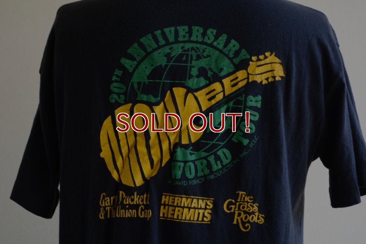 画像13: 1980s THE MONKEES 20TH ANNIVERSARY WORLD TOUR Tシャツ　 表記XL  (13)