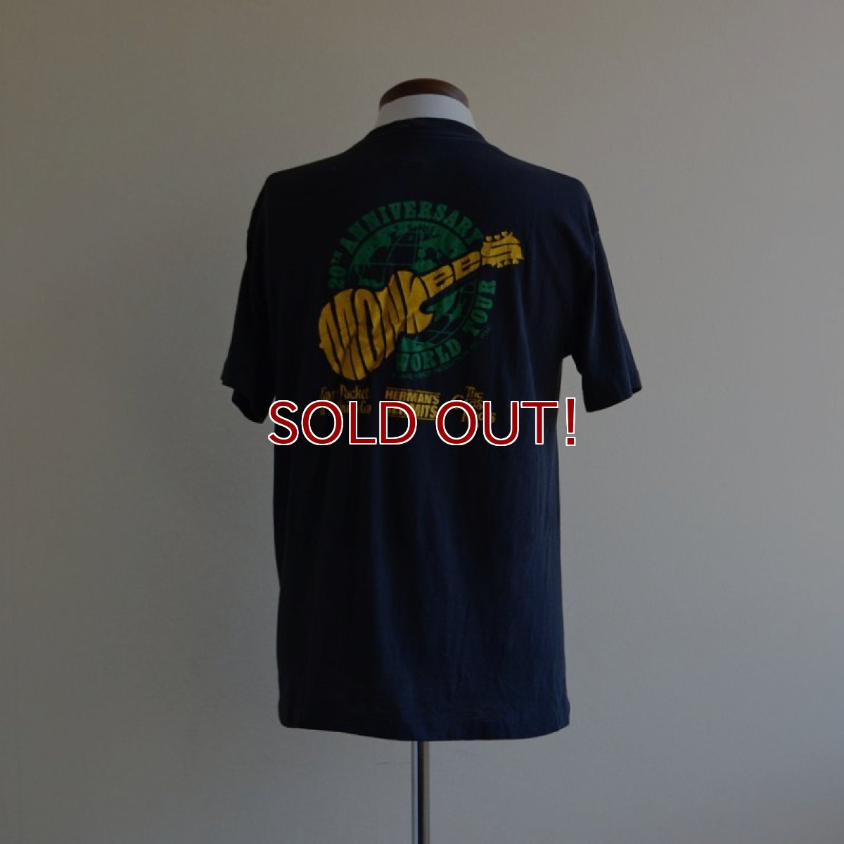 画像3: 1980s THE MONKEES 20TH ANNIVERSARY WORLD TOUR Tシャツ　 表記XL  (3)