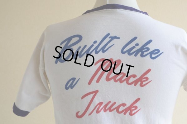 画像16: 1970s Champion MACK TRUCKS リンガーTシャツ  表記M