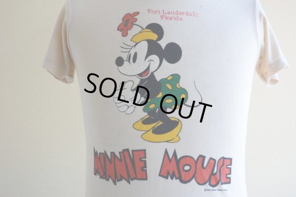 画像7: 1970s-80s  MINNIE MOUSE 両面プリントTシャツ　 表記S 