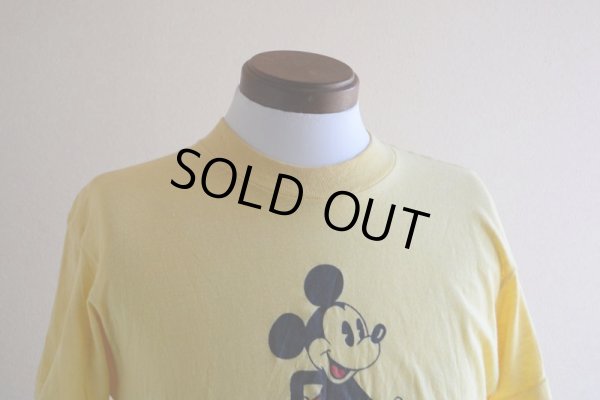 画像6: 1970s-80s  MICKEY MOUSE 両面プリントTシャツ　 表記L 