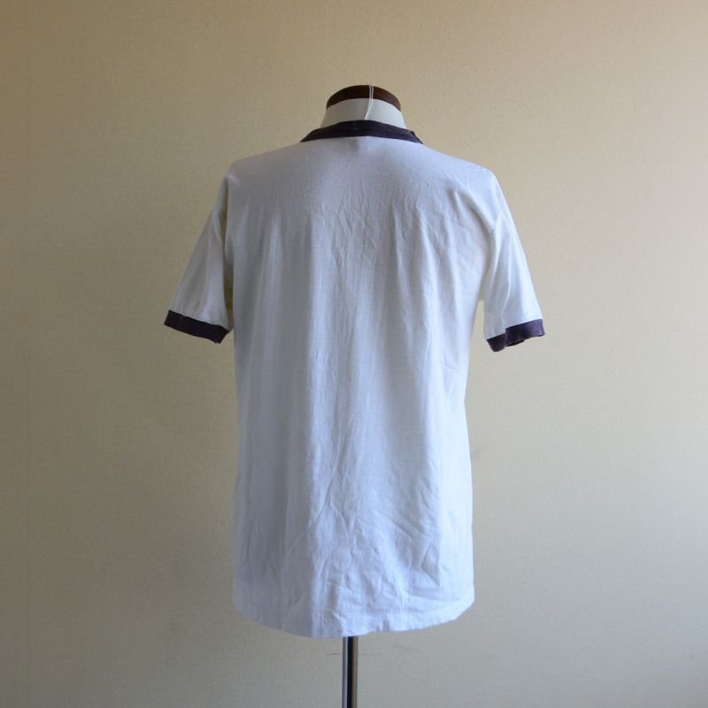 1970s-80s PLAY BOY リンガーTシャツ 表記L - 古着屋HamburgCafe