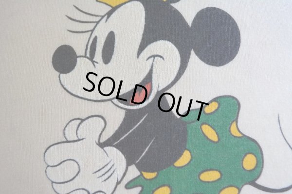 画像9: 1970s-80s  MINNIE MOUSE 両面プリントTシャツ　 表記S 