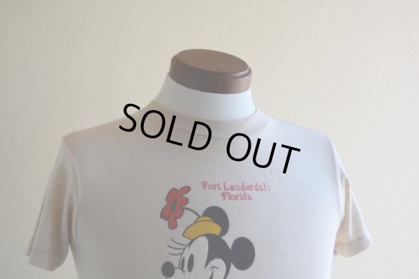 画像6: 1970s-80s  MINNIE MOUSE 両面プリントTシャツ　 表記S 