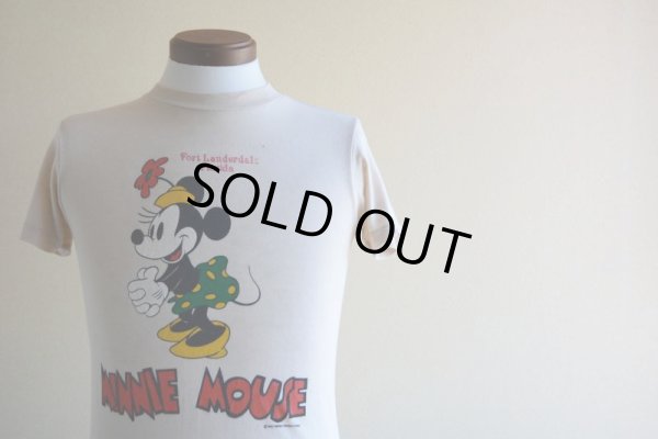 画像5: 1970s-80s  MINNIE MOUSE 両面プリントTシャツ　 表記S 