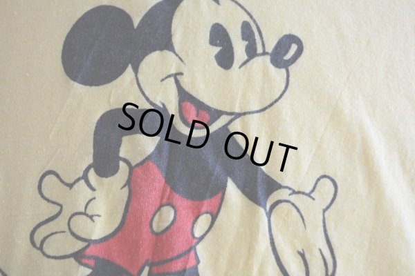 画像10: 1970s-80s  MICKEY MOUSE 両面プリントTシャツ　 表記L 