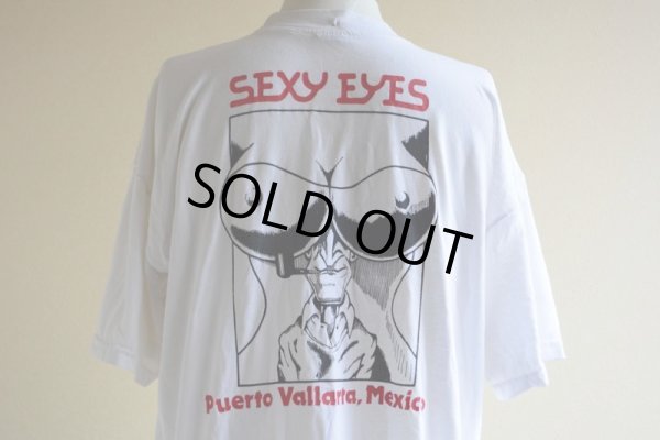 画像11: 1990s SEXY EYES 両面プリントTシャツ　 実寸L/XL 