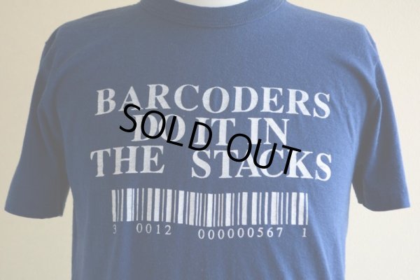 画像8: 1980s BARCODERS DO IT IN THE STACKS Tシャツ　 両面プリント　 実寸ML 
