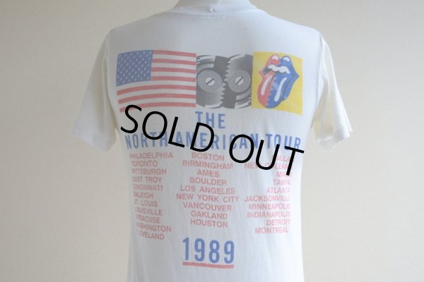 画像13: 1980s The Rolling Stones STEEL WHEELS 1989 Tour Tシャツ　 表記M 