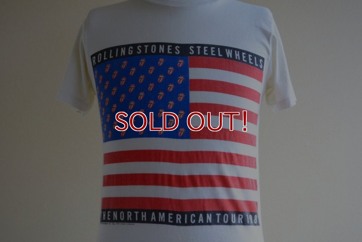 画像6: 1980s The Rolling Stones STEEL WHEELS 1989 Tour Tシャツ　 表記M  (6)