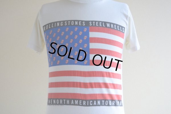 画像6: 1980s The Rolling Stones STEEL WHEELS 1989 Tour Tシャツ　 表記M 