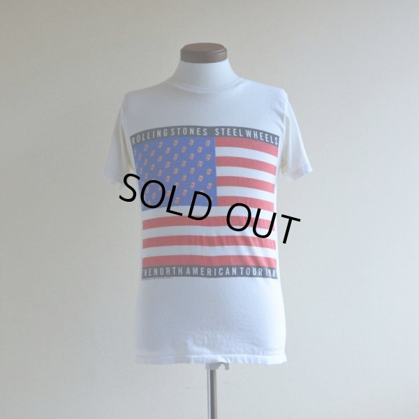 画像1: 1980s The Rolling Stones STEEL WHEELS 1989 Tour Tシャツ　 表記M 