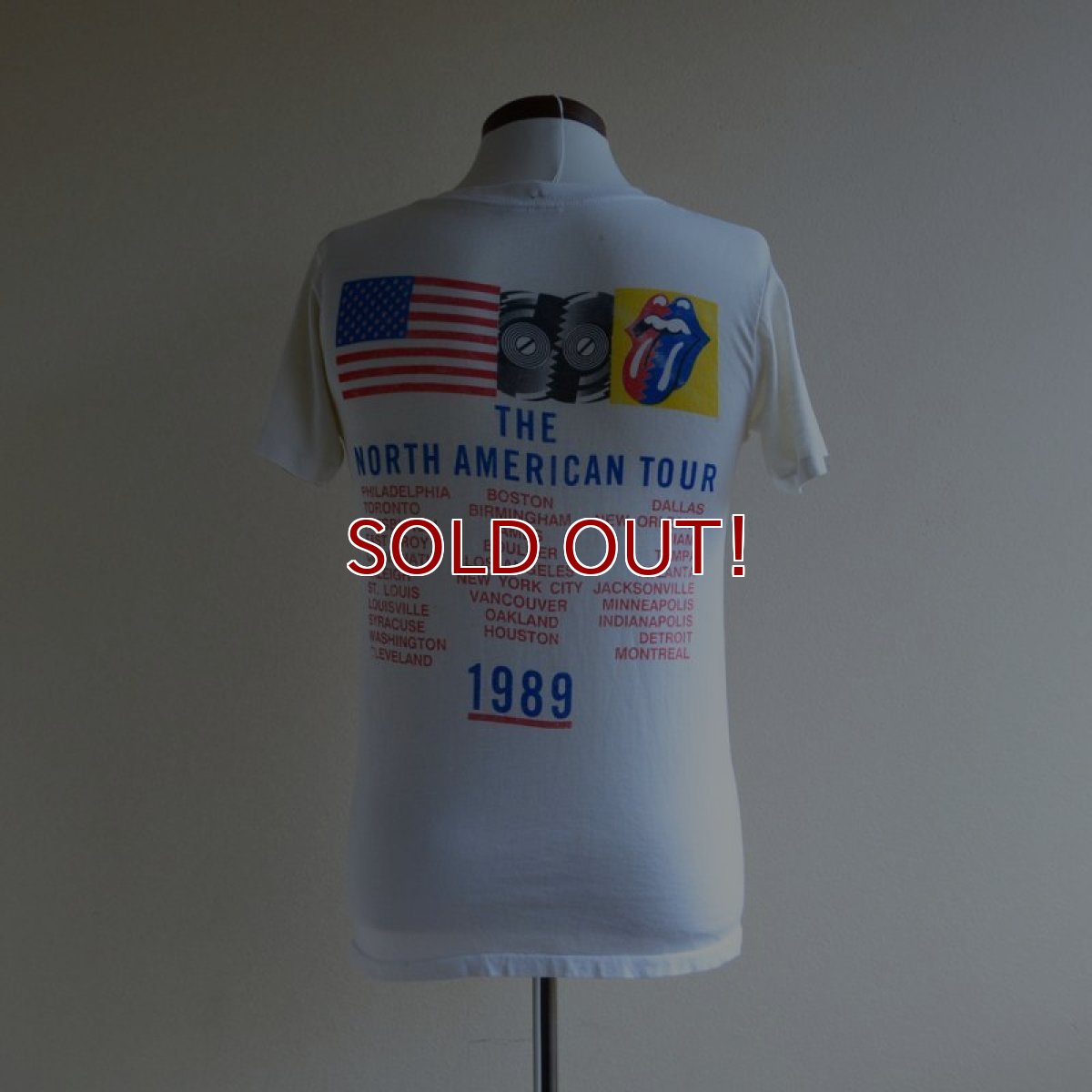 画像3: 1980s The Rolling Stones STEEL WHEELS 1989 Tour Tシャツ　 表記M  (3)