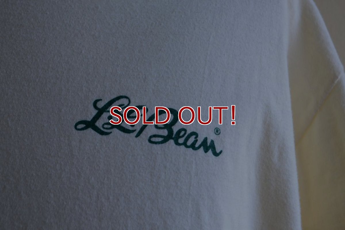画像8: 1990s L.L.Bean ロゴプリントTシャツ　 表記XL  (8)