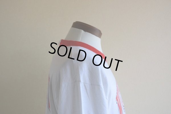 画像10: 1980s WISCONSIN Bucky Badger リンガーTシャツ　 両面プリント　 表記XL 