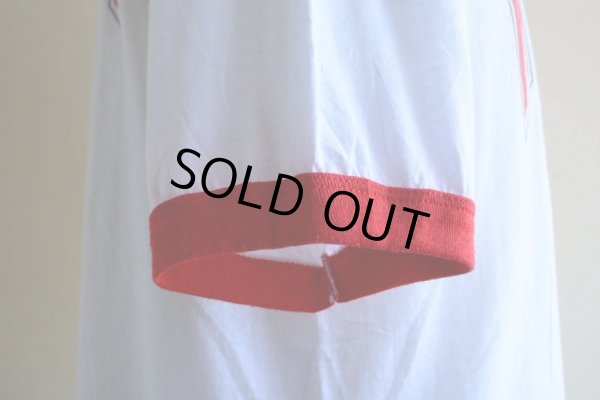 画像11: 1980s WISCONSIN Bucky Badger リンガーTシャツ　 両面プリント　 表記XL 