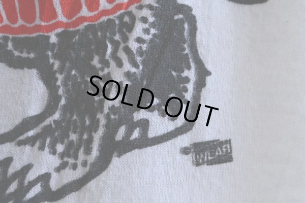 画像8: 1980s WISCONSIN Bucky Badger リンガーTシャツ　 両面プリント　 表記XL 