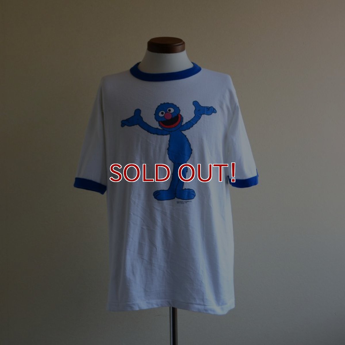 画像1: 1980s-90s GROVER リンガーTシャツ　 両面プリント　 表記L  (1)