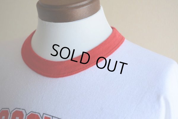 画像6: 1980s WISCONSIN Bucky Badger リンガーTシャツ　 両面プリント　 表記XL 