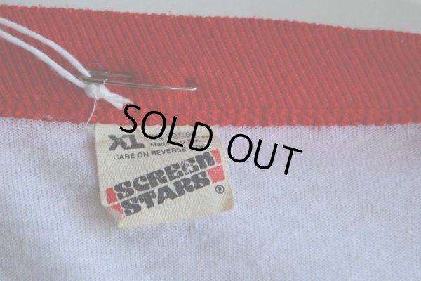 画像14: 1980s WISCONSIN Bucky Badger リンガーTシャツ　 両面プリント　 表記XL 