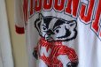 画像9: 1980s WISCONSIN Bucky Badger リンガーTシャツ　 両面プリント　 表記XL 