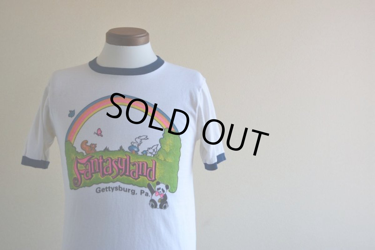 画像5: 1970s Fantasyland リンガーTシャツ　 表記M  (5)