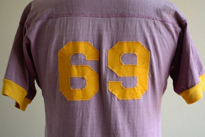 1960s ΠKA フットボールTシャツ ナンバリング「69」 表記M - 古着屋