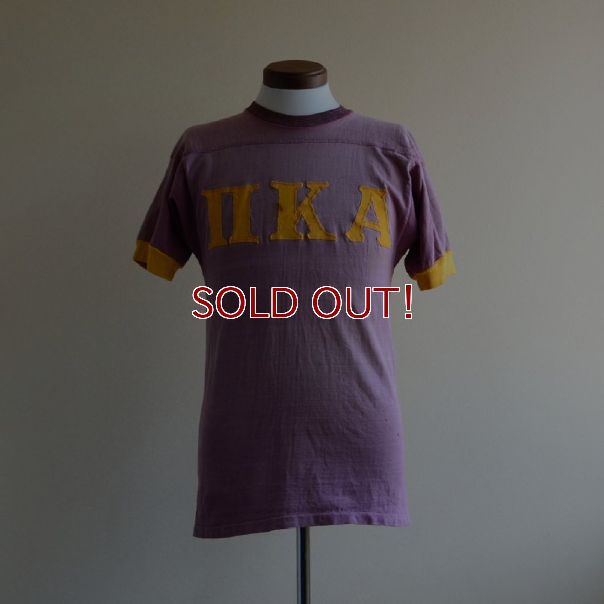 画像1: 1960s ΠKA フットボールTシャツ　 ナンバリング「69」　 表記M  (1)