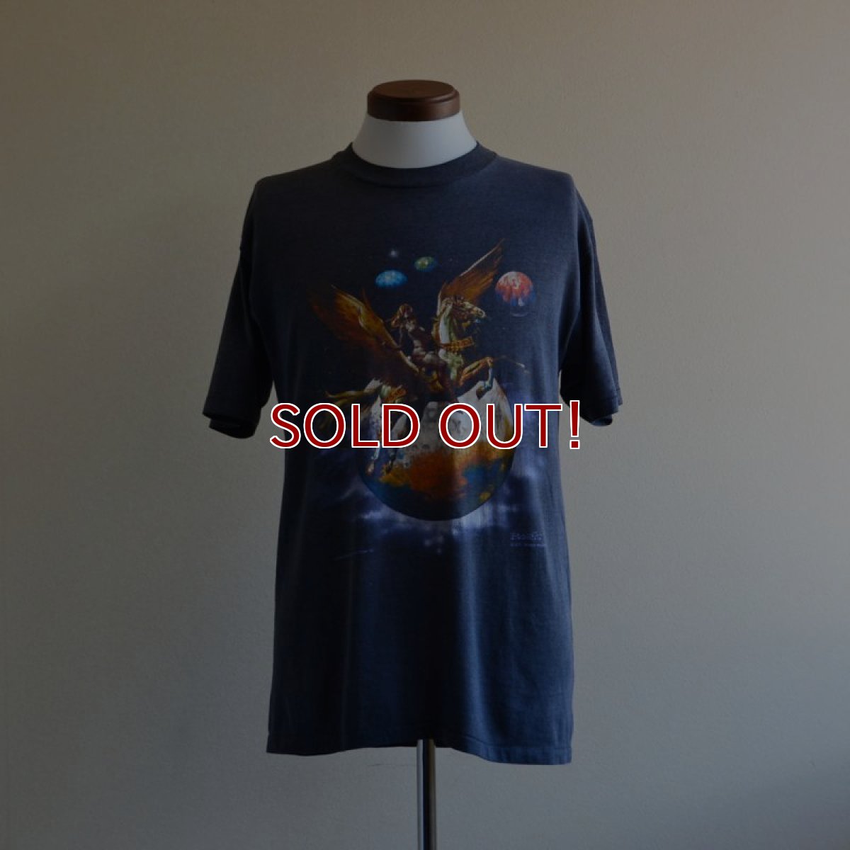 画像1: 1980s BORIS VALLEJO 幻想絵画Tシャツ　 実寸L  (1)