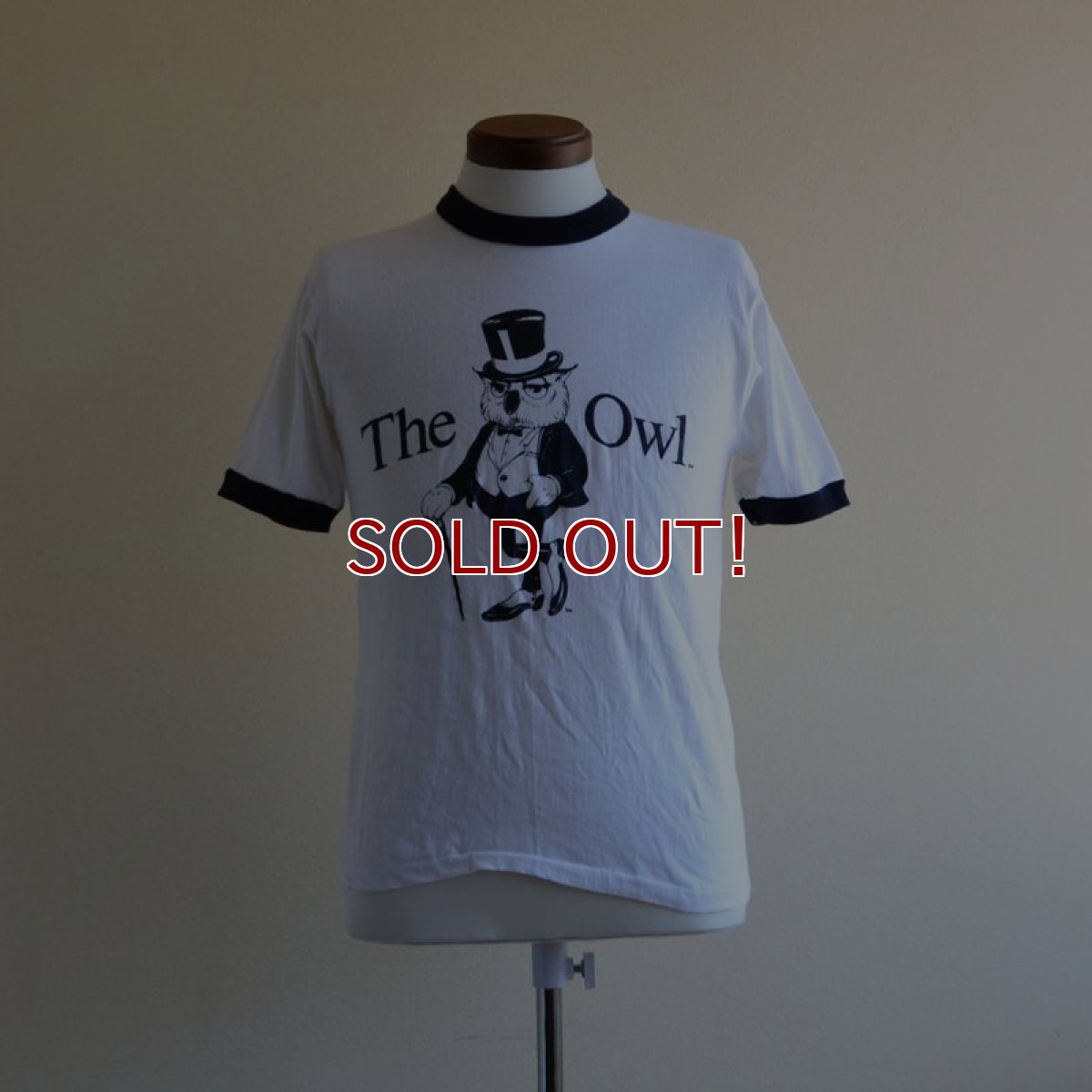 画像1: 1980s The Owl リンガーTシャツ　 表記M  (1)