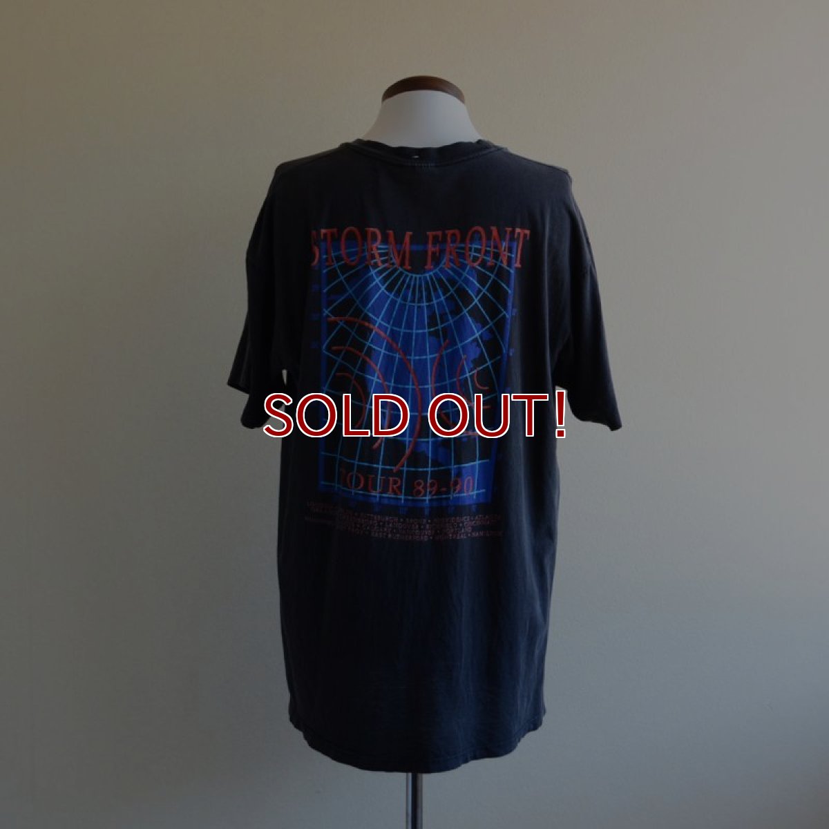 画像3: 1980s BILLY JOEL STORM FRONT 89-90 Tour Tシャツ　 表記XL  (3)
