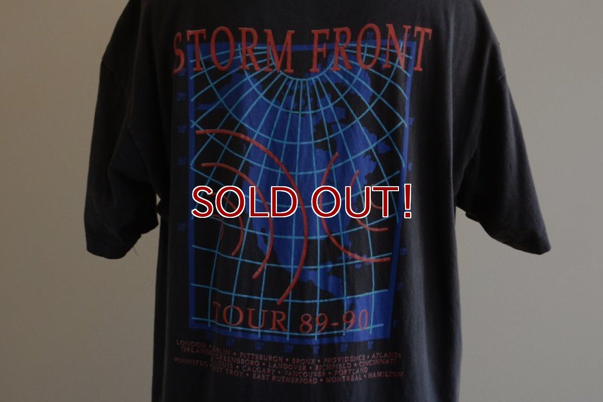 画像12: 1980s BILLY JOEL STORM FRONT 89-90 Tour Tシャツ　 表記XL  (12)