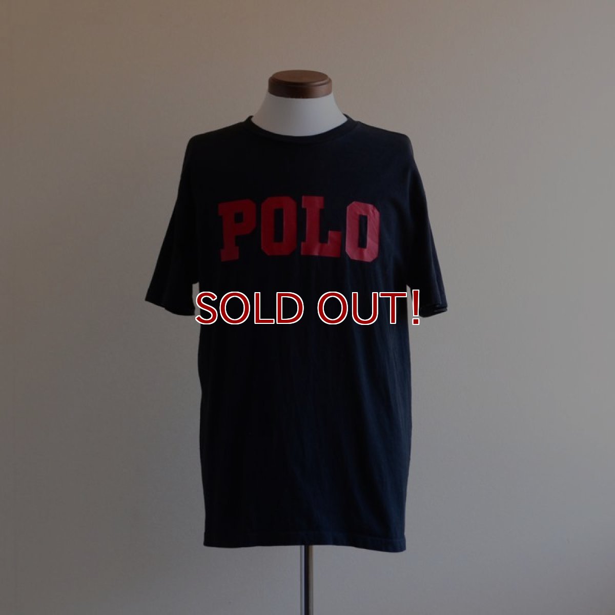 画像1: 1990s PoLo RalphLauren ロゴプリントTシャツ　 表記S  (1)