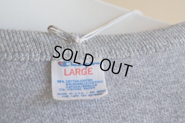 画像5: 1980s Champion 88/12カレッジTシャツ  表記L