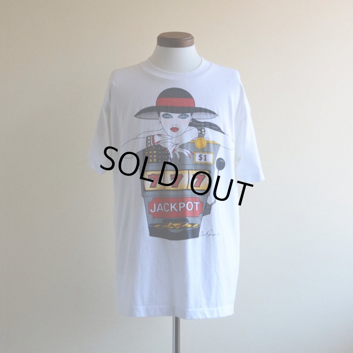 画像1: 1990s JACKPOT Tシャツ　 実寸L/XL  (1)