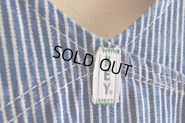 画像12: 1980s KEY Imperial ヒッコリーオーバーオール　 表記w38 