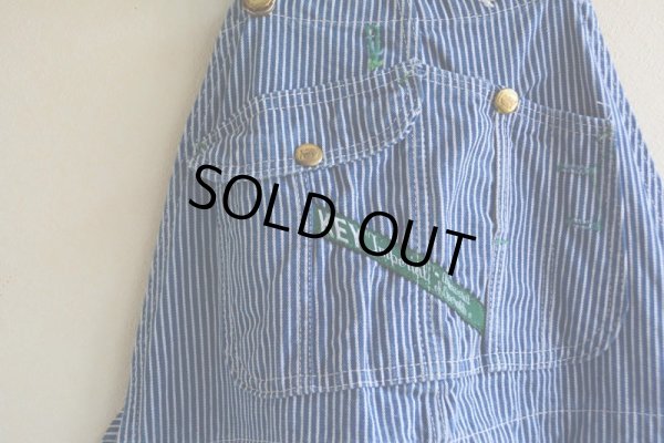 画像7: 1980s KEY Imperial ヒッコリーオーバーオール　 表記w38 