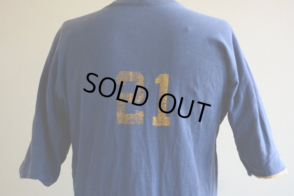 画像12: 1960s RUSSELL リバーシブルTシャツ　 ナンバリング「21」　 表記XL  (12)