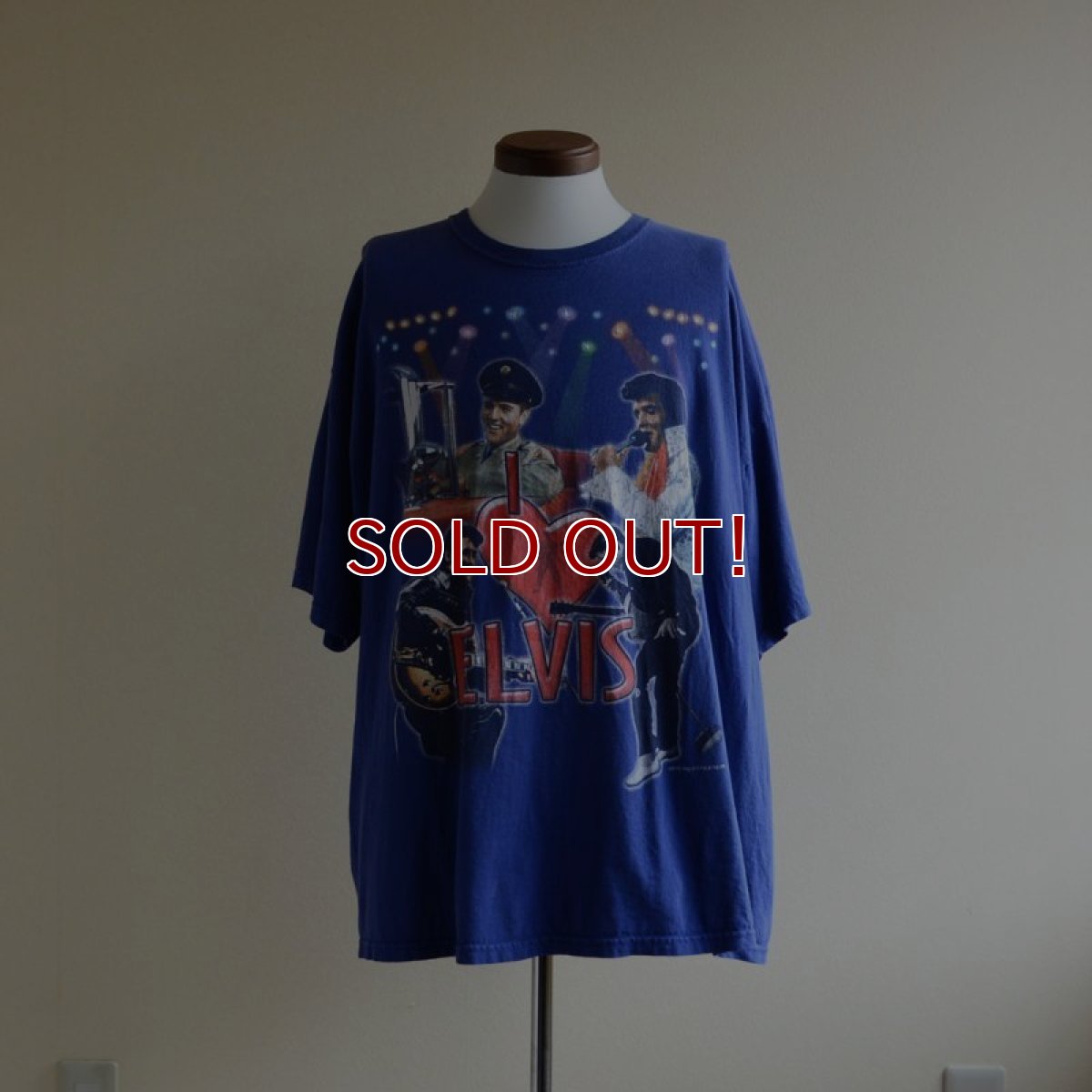 画像1: 1990s I LOVE ELVIS Tシャツ　 表記2XL  (1)