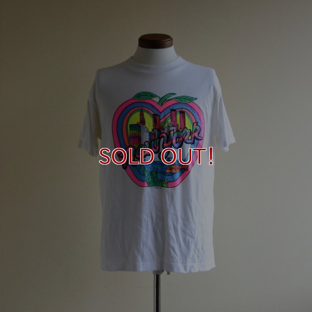 画像1: 1980s-90s The Big Apple Tシャツ　 実寸ML  (1)