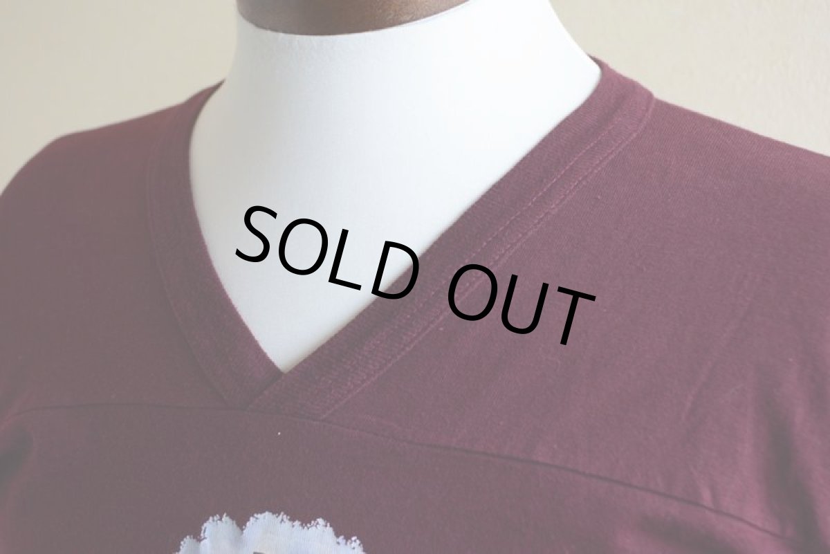 画像6: 1980s フットボールTシャツ　 両面プリント　 表記M  (6)