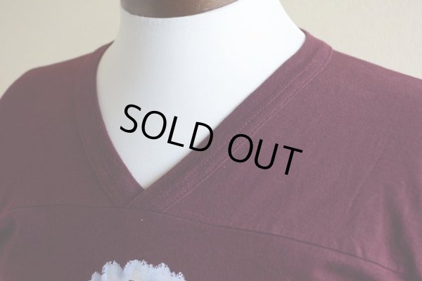 画像6: 1980s フットボールTシャツ　 両面プリント　 表記M 