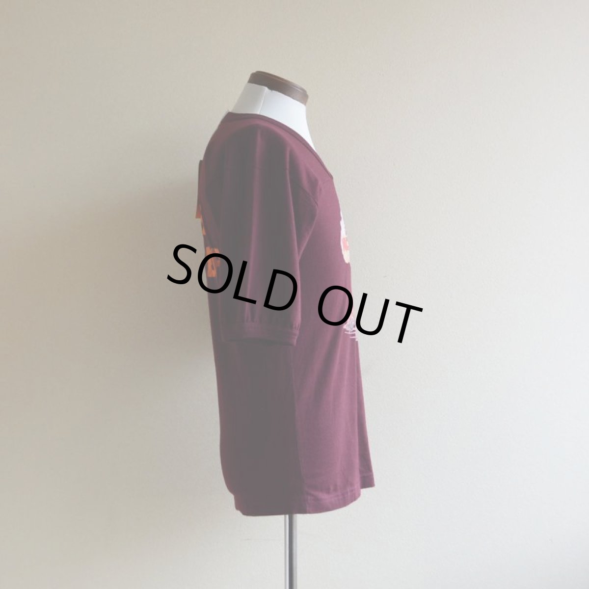 画像2: 1980s フットボールTシャツ　 両面プリント　 表記M  (2)