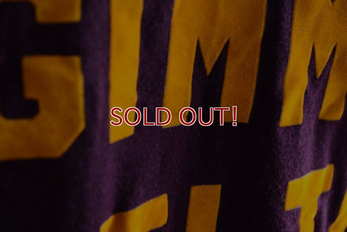 画像11: 1980s フットボールTシャツ　 両面プリント　 表記M  (11)