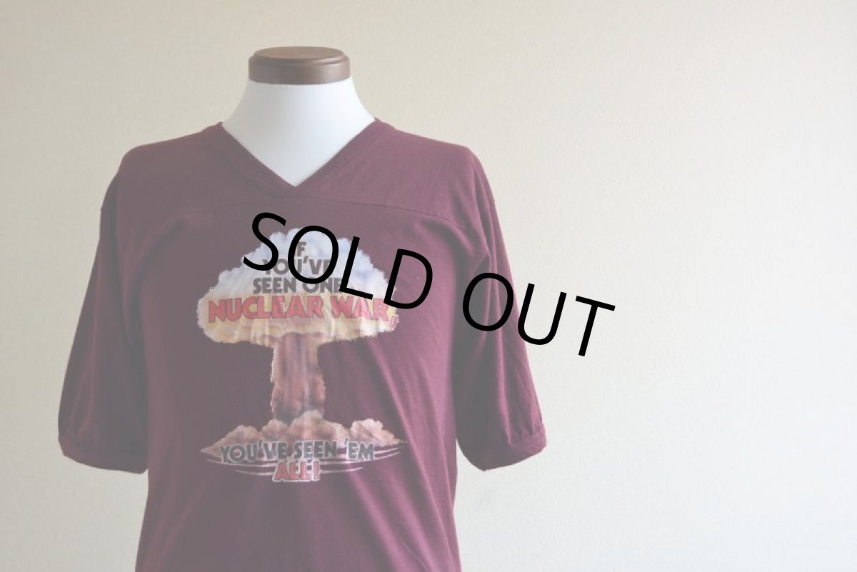 画像5: 1980s フットボールTシャツ　 両面プリント　 表記M  (5)