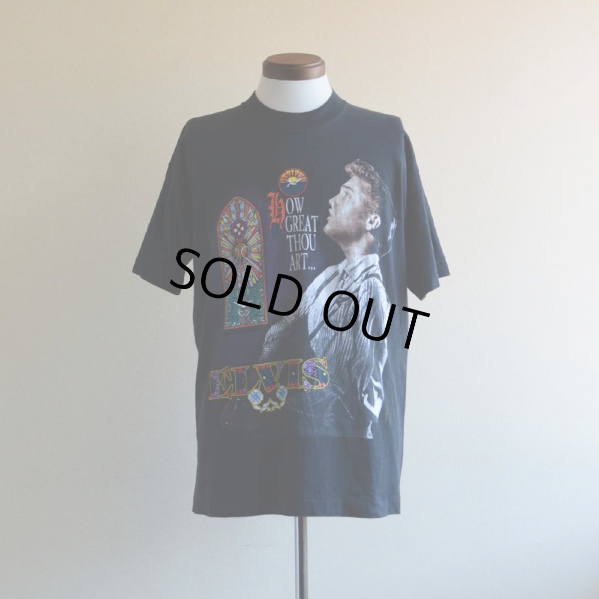 画像1: 1990s ELVIS Tシャツ　 How Great Thou Art　 表記L  (1)