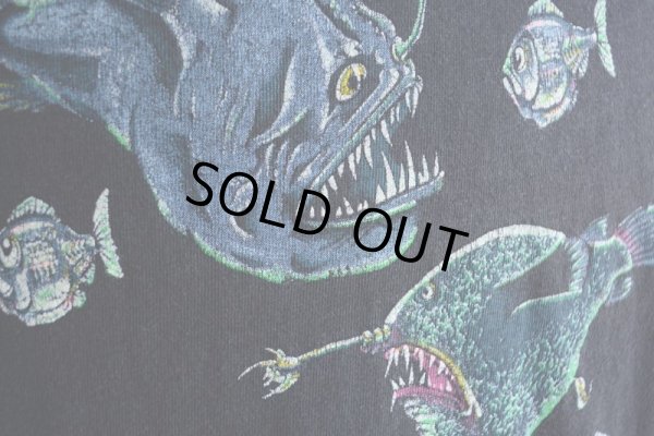 画像8: 1980s 深海魚 Tシャツ  表記L