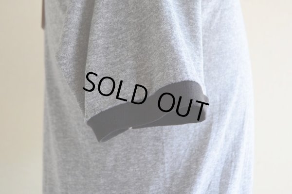 画像11: 1980s  MICKEY MOUSE リンガーTシャツ　 杢灰×黒　 表記L 