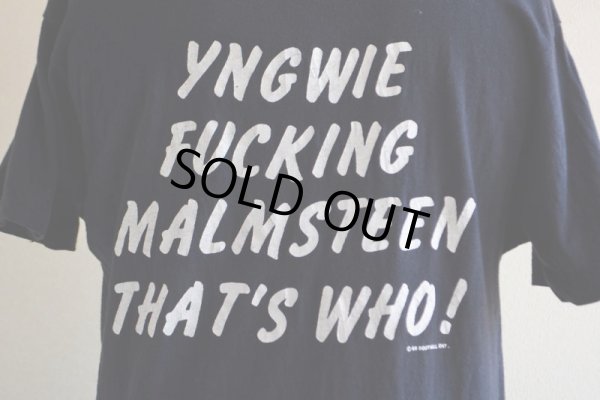 画像11: 1980s  YNGWIE MALMSTEEN  Tシャツ  表記L